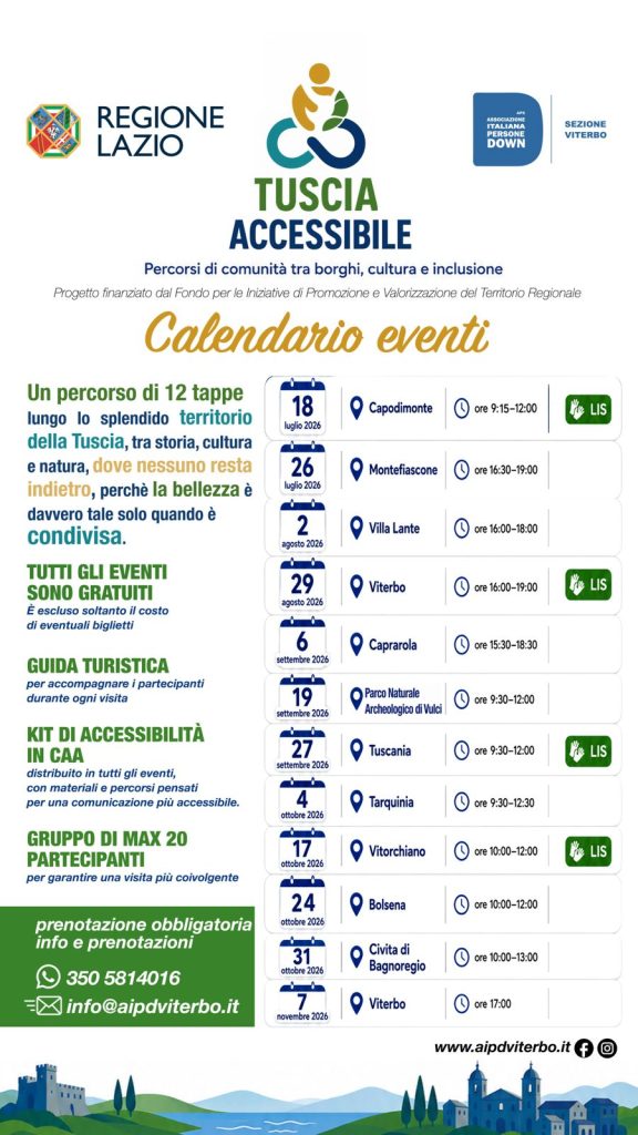 Programma Tuscia Accessibile: